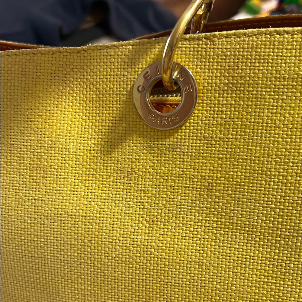 CELINE Large Raffia/Straw Tote - Picture 2 of 12